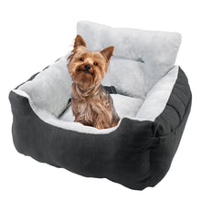 Load image into Gallery viewer, LFC PETS Dog Car Seats for Small Dogs, Washable Dog Carseats Small Under 25, Warm Soft Dog Booster Seats with Safety Leash, Portable Dog Car Bed