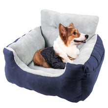Load image into Gallery viewer, LFC PETS Dog Car Seats for Small Dogs, Washable Dog Carseats Small Under 25, Warm Soft Dog Booster Seats with Safety Leash, Portable Dog Car Bed