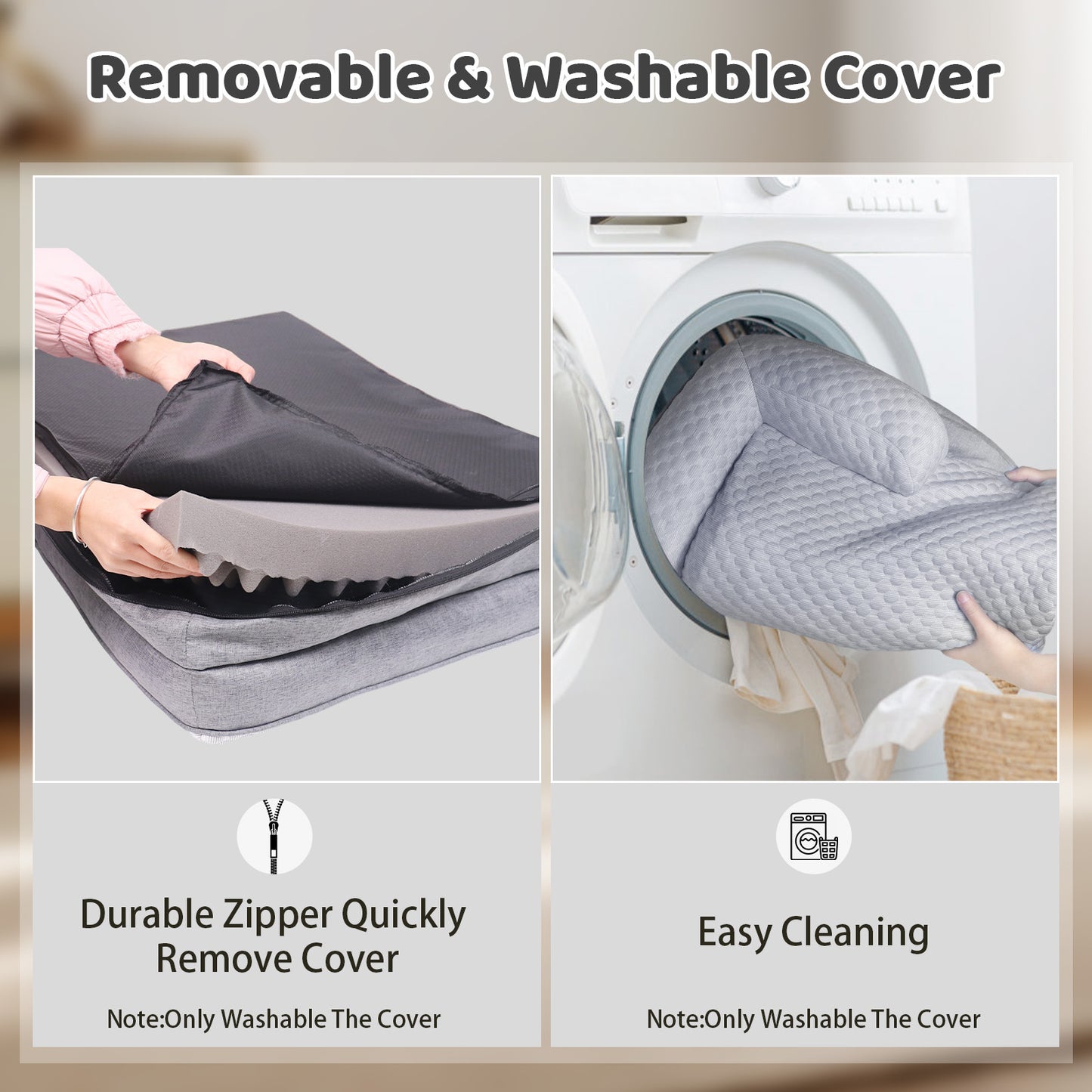 Summer Cooling Orthopedic Bolster Dog Bed