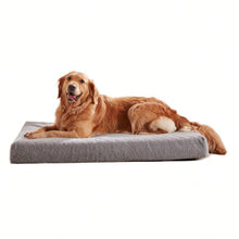 Load image into Gallery viewer, LFC PETS Orthopedic Dog Bed Memory Foam Medium, Waterproof Dog Bed with Liner and Removable Machine Washable Cover, Cooling Gel Dog Bed for Medium Small Dog