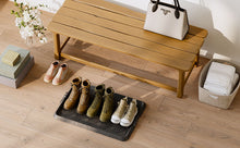 Load image into Gallery viewer, Rubber Boot Tray, Shoe Trays for Entryway with Raised Edge