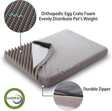 Load image into Gallery viewer, LFC PETS Waterproof Dog Bed for Large Dogs, Orthopedic Dog Bed with Machine Washable Cover, Comfy Touch Dog Bed for Medium, Large, Extra Large Dogs