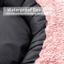 Load image into Gallery viewer, LFC PETS Calming Dog Bed Anti-Anxiety Donut Dog Beds for Small Medium Large Dogs, Washable Plush Fluffy Indoor Cat Kitten Round Cuddler Cushion (24”30”36” inch)