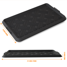Load image into Gallery viewer, WATANIYA Rubber Boot Tray, Shoe Trays for Entryway, Versatile Door Mat Tray with Raised Edge, 27.5&quot;x16&quot; Rubber Mat for Indoor/Outdoor Use (Set of 2)
