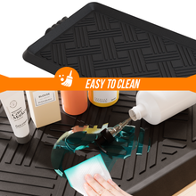 Load image into Gallery viewer, WATANIYA Rubber Boot Tray, Shoe Trays for Entryway, Versatile Door Mat Tray with Raised Edge, 27.5&quot;x16&quot; Rubber Mat for Indoor/Outdoor Use (Set of 2)

