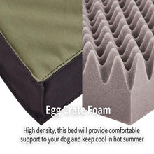 Load image into Gallery viewer, LFC PETS Outdoor Dog Beds for Large Dogs, Waterproof Dog Bed Portable with Washable Cover, Foldable Dog Bed Orthopedic for Outside Indoor, 41inch All Weather to Use
