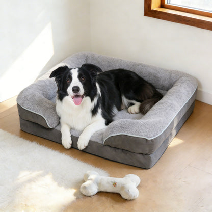 Orthopedic Bolster Dog & Cat Sofa Bed