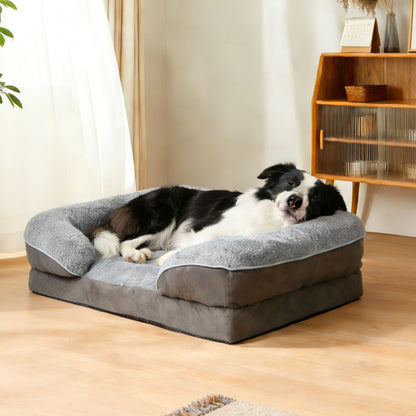 Orthopedic Bolster Dog & Cat Sofa Bed