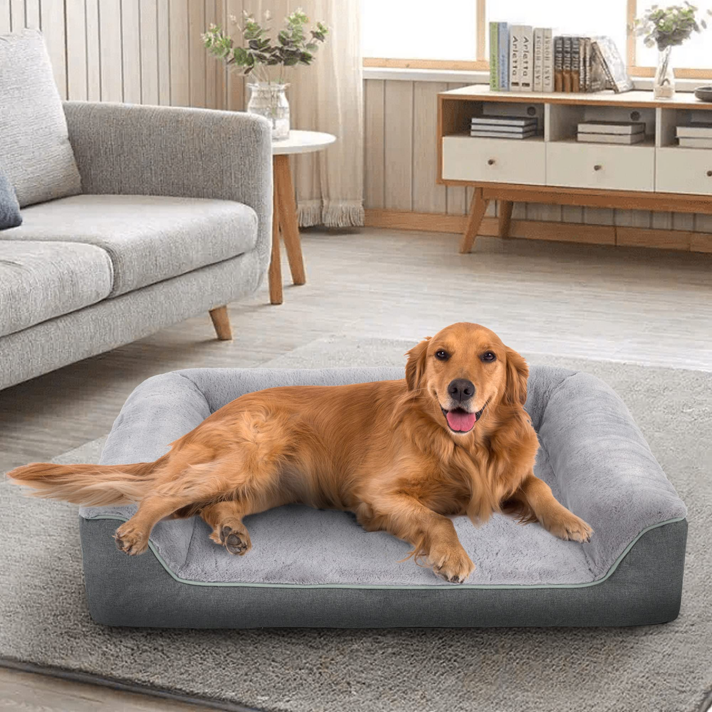 Orthopedic Bolster Dog & Cat Bed
