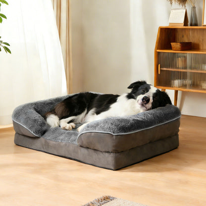 Orthopedic Bolster Dog & Cat Sofa Bed