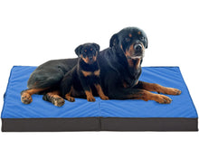 Load image into Gallery viewer, LFC PETS Outdoor Dog Beds for Large Dogs, Waterproof Dog Bed Portable with Washable Cover, Foldable Dog Bed Orthopedic for Outside Indoor, 41inch All Weather to Use
