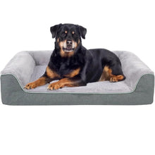 Load image into Gallery viewer, LFC PETS  Orthopedic Dog Bed - Waterproof Dog Foam Sofa with Removable Washable Cover, Thick Bolster Rim - Couch Dog Bed for Small Medium Large Dogs
