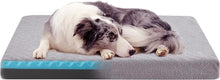 Load image into Gallery viewer, LFC PETS  Orthopedic Dog Bed Memory Foam Medium, Waterproof Dog Bed with Liner and Removable Machine Washable Cover, Cooling Gel Dog Bed for Medium Small Dog
