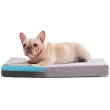 Load image into Gallery viewer, LFC PETS  Orthopedic Dog Bed Memory Foam Medium, Waterproof Dog Bed with Liner and Removable Machine Washable Cover, Cooling Gel Dog Bed for Medium Small Dog
