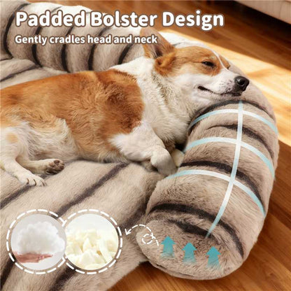 Fluffy Dog Couch Protector with Removable Cover