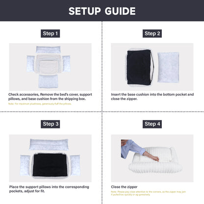 Foldable Couch Dog & Cat Bed with Removable Cover