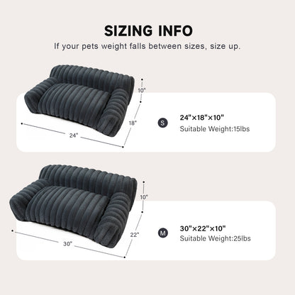 Foldable Couch Dog & Cat Bed with Removable Cover