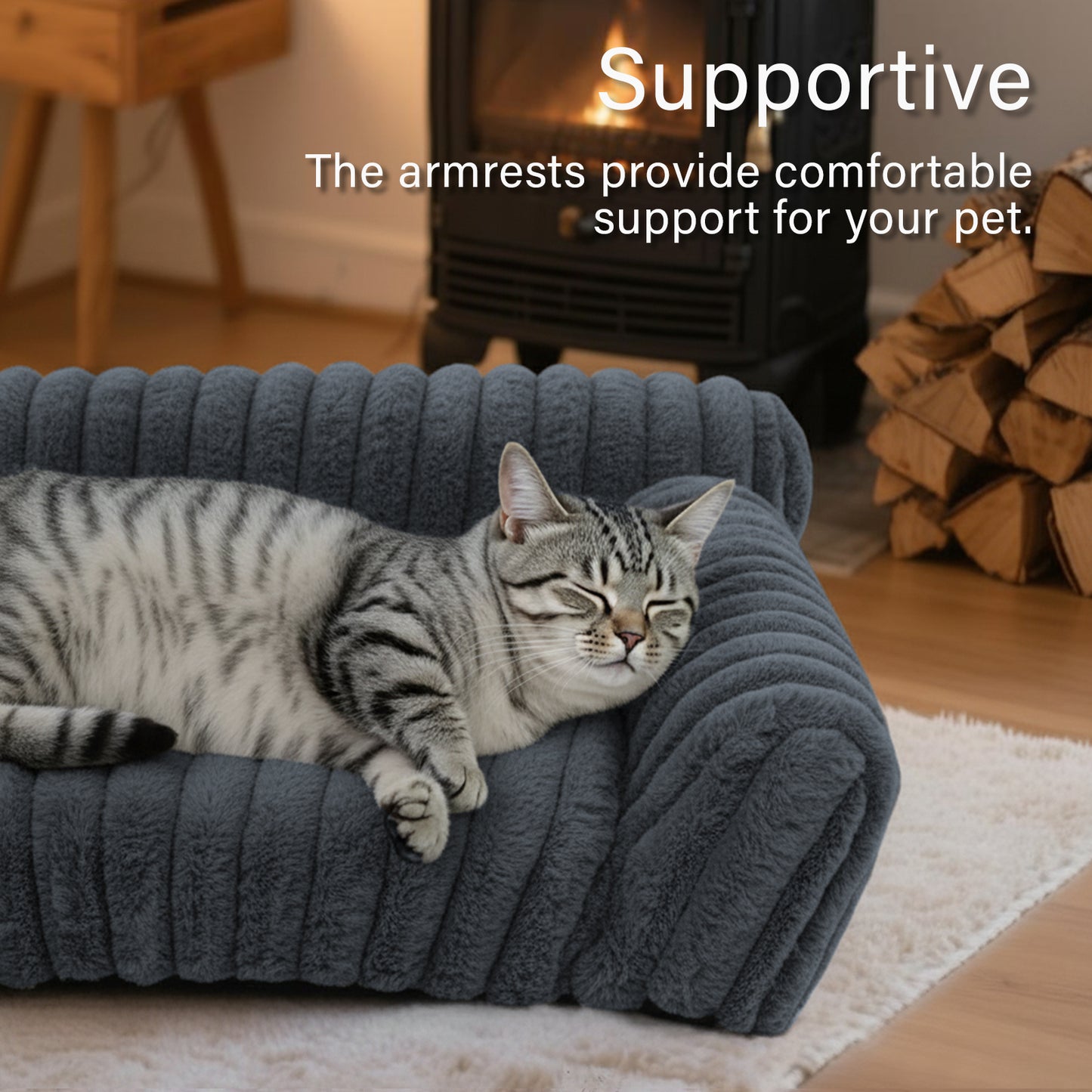 Foldable Couch Dog & Cat Bed with Removable Cover