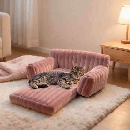 Foldable Couch Dog & Cat Bed with Removable Cover