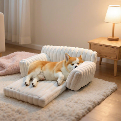 Foldable Couch Dog & Cat Bed with Removable Cover