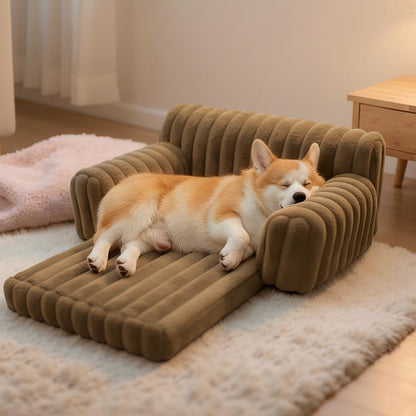 Foldable Couch Dog & Cat Bed with Removable Cover
