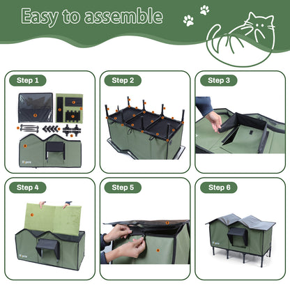 Outdoor Waterproof Cat Shelter