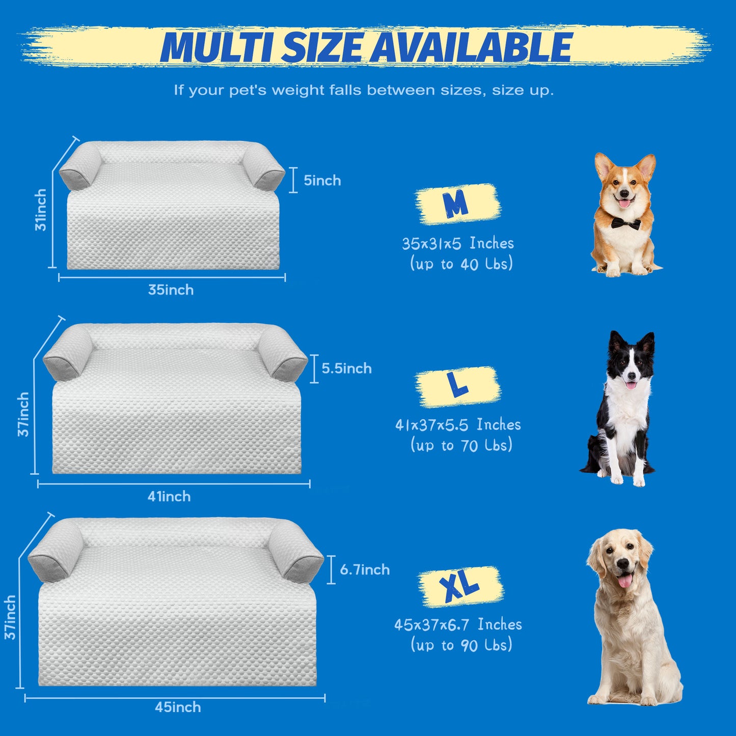 Cooling Sofa Bolster Dog & Cat Couch Cover