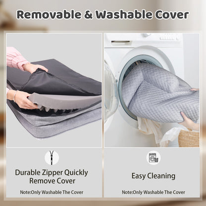 Summer Cooling Orthopedic Bolster Dog Bed