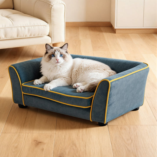 Fully Assembled Wooden Dog & Cat Sofa Bed