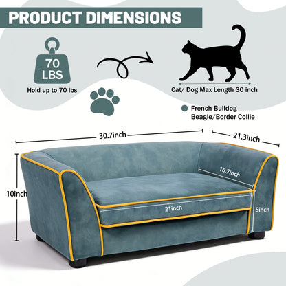 Fully Assembled Wooden Dog & Cat Sofa Bed