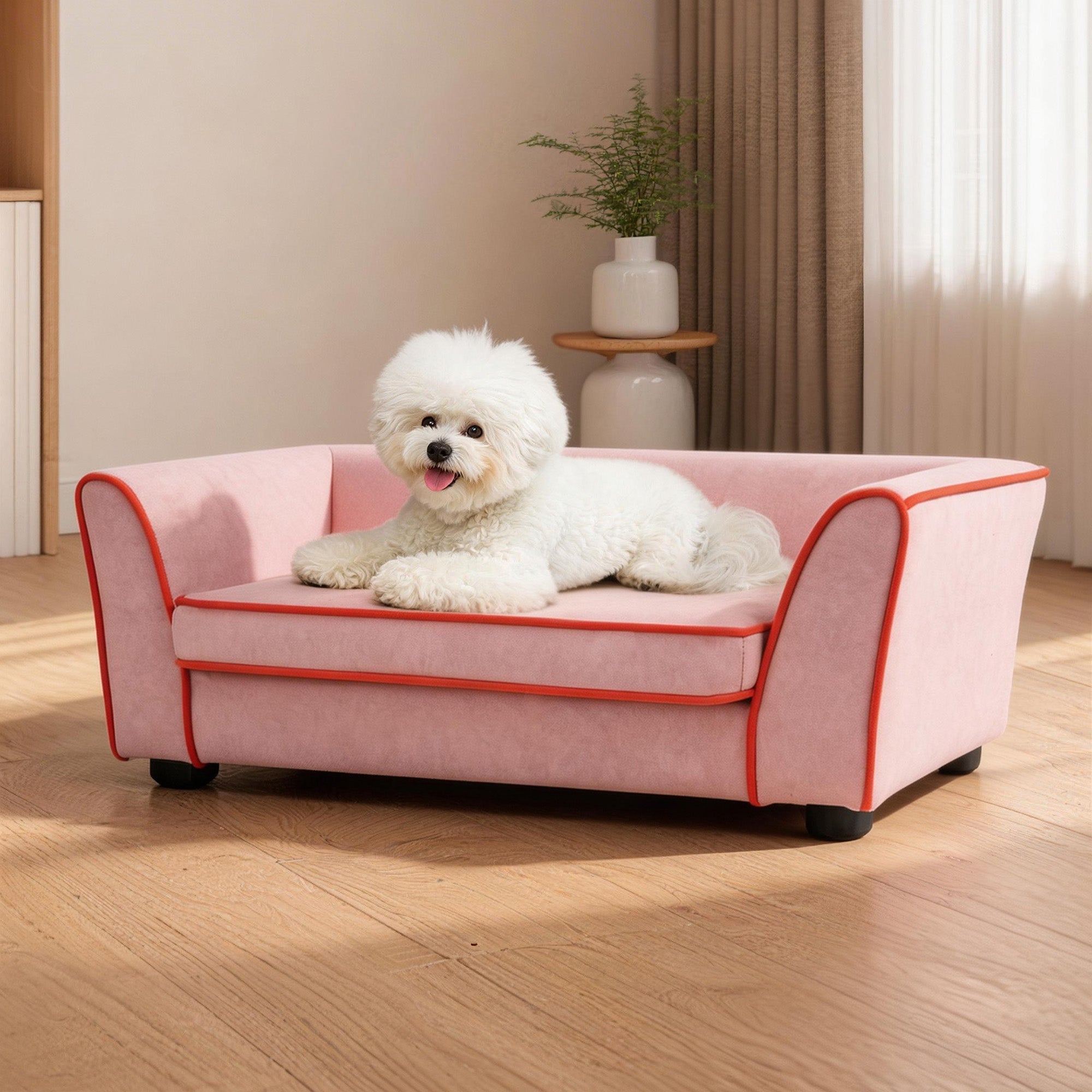 Fully Assembled Wooden Dog & Cat Sofa Bed