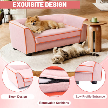 Fully Assembled Wooden Dog & Cat Sofa Bed