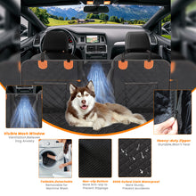 Load image into Gallery viewer, LFC PETS  Dog Car Seat Cover for Back Seat, Back Seat Extender for Dogs-Large Space with Hard Bottom, Waterproof Dog Car Hammock for Pet Travel
