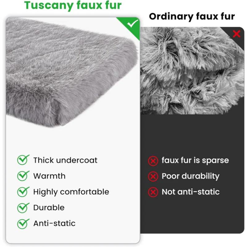 Plush Fluffy Orthopedic Washable Dog Bed