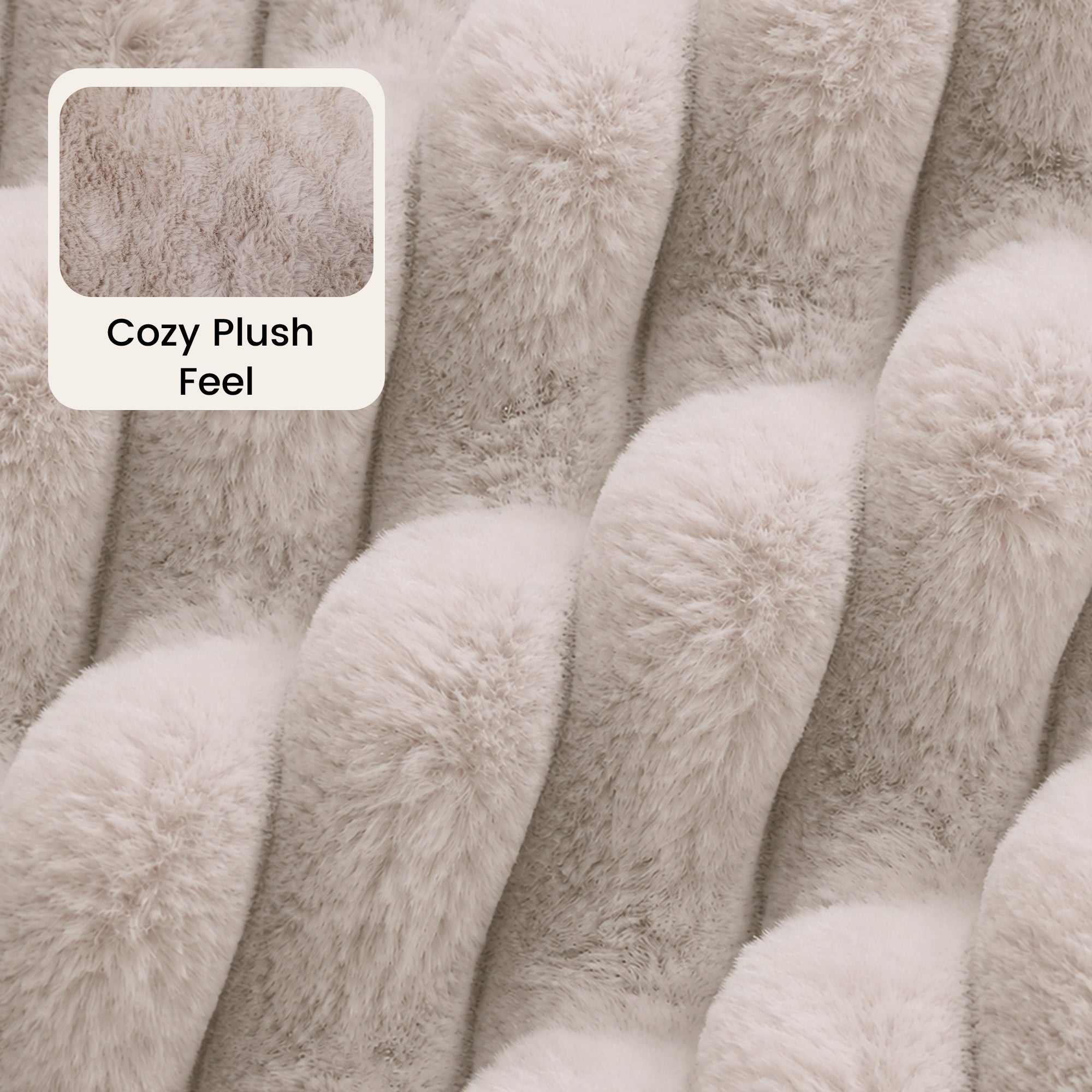LFC PETS Croissant-Shaped Calming Bolster Dog & Cat Bed with Removable Washable Cover