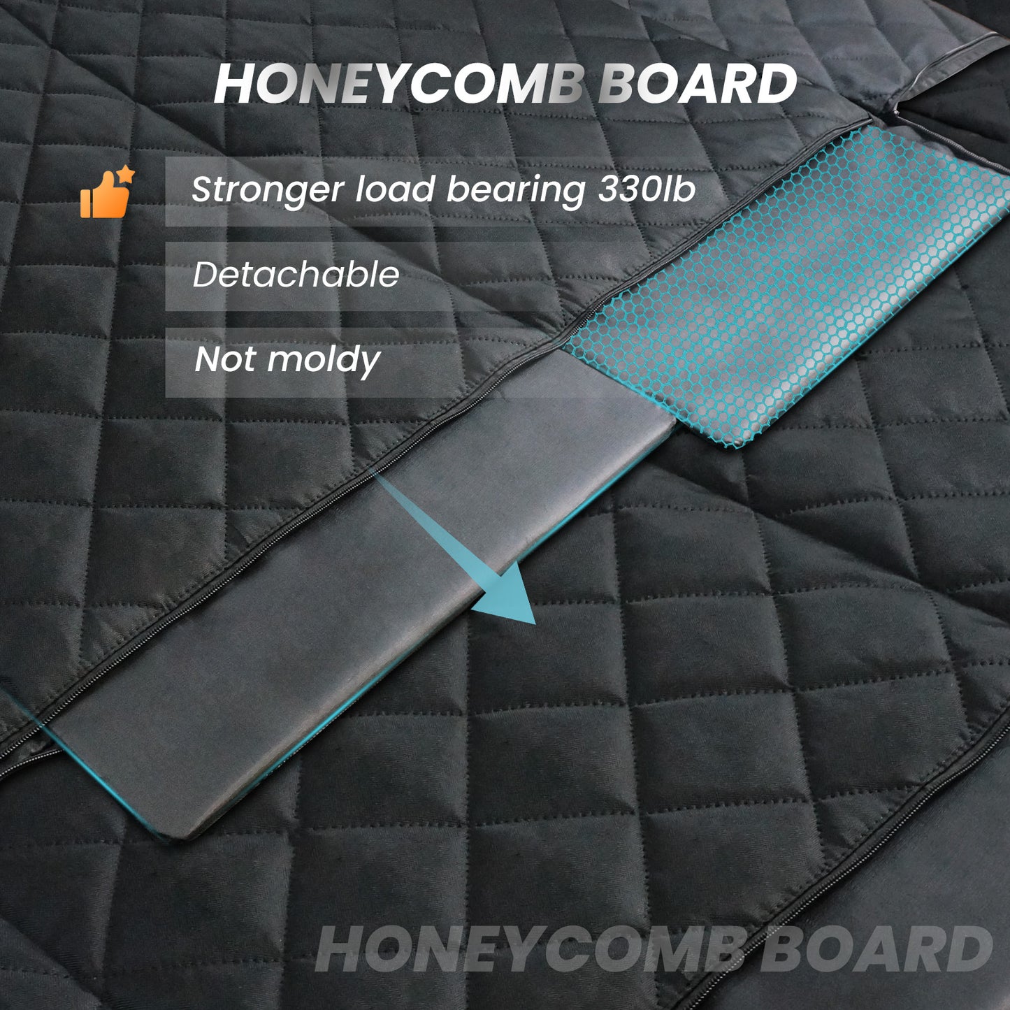 Water-resistant Back Seat Extender for Dog Car Seat Cover