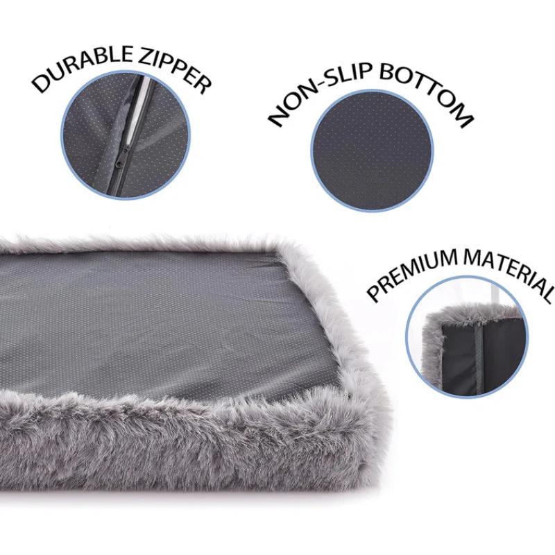 Plush Fluffy Orthopedic Washable Dog Bed