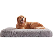 Load image into Gallery viewer, LFC PETS  Deluxe Plush Fluffy Calming Dog Bed for Large Dogs, Orthopedic Dog Bed with Waterproof Removable Cover, Self-Warming Washable Dog Bed with Nonslip Bottom
