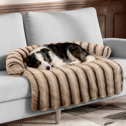 Fluffy Dog Couch Protector with Removable Cover