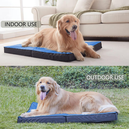Outdoor Dog Beds Waterproof Portable for Large Dogs