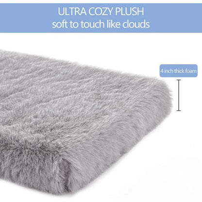 Plush Fluffy Orthopedic Washable Dog Bed