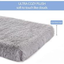 Load image into Gallery viewer, LFC PETS  Deluxe Plush Fluffy Calming Dog Bed for Large Dogs, Orthopedic Dog Bed with Waterproof Removable Cover, Self-Warming Washable Dog Bed with Nonslip Bottom

