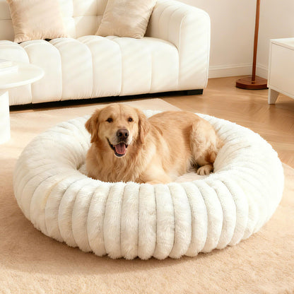 Calming Donut Dog Bed Anti-Anxiety for Small Medium Large Dogs