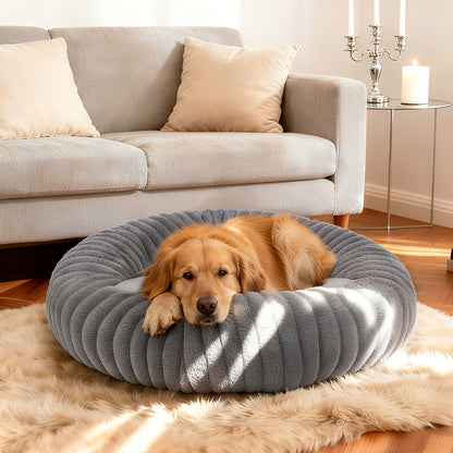 Calming Donut Dog Bed Anti-Anxiety for Small Medium Large Dogs