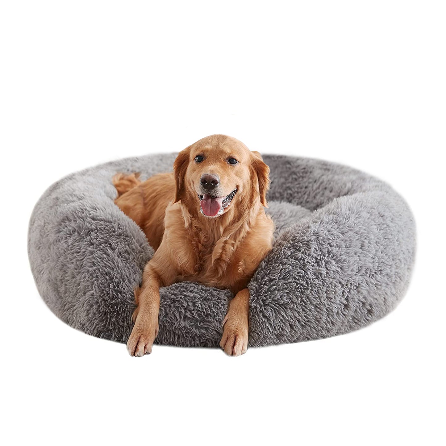 Calming Donut Dog Beds for Large dog, Anti-Anxiety