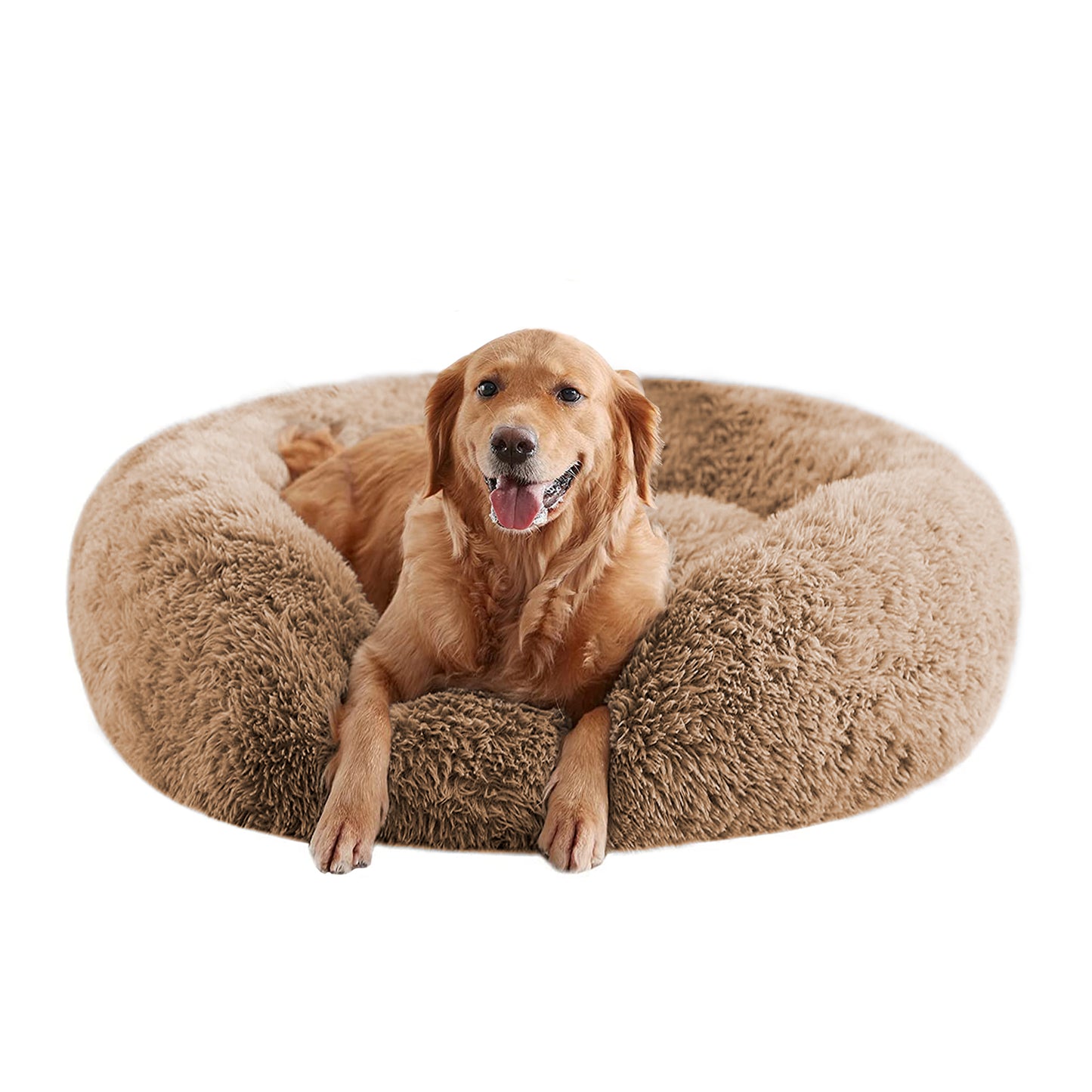 Calming Donut Dog Beds for Large dog, Anti-Anxiety