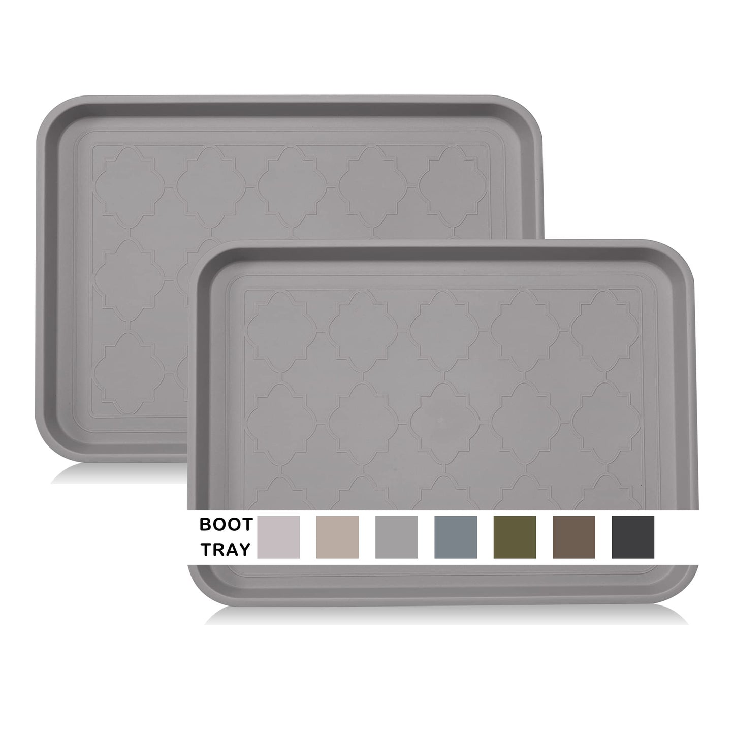 Boot Mat Tray for Entryway Indoor&Outdoor,2 Packs