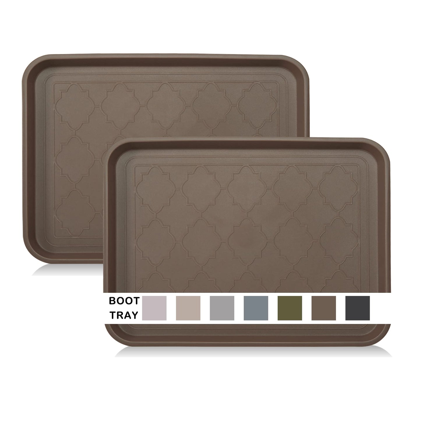 Boot Mat Tray for Entryway Indoor&Outdoor,2 Packs