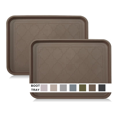 Boot Mat Tray for Entryway Indoor&Outdoor,2 Packs