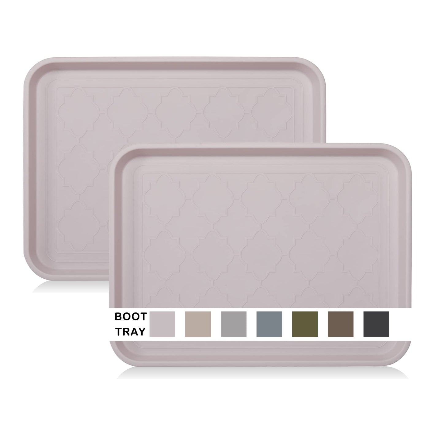 Boot Mat Tray for Entryway Indoor&Outdoor,2 Packs